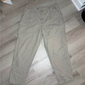 Vintage L.L.Bean Pathfinder Pants Womens 20 Made USA Khaki